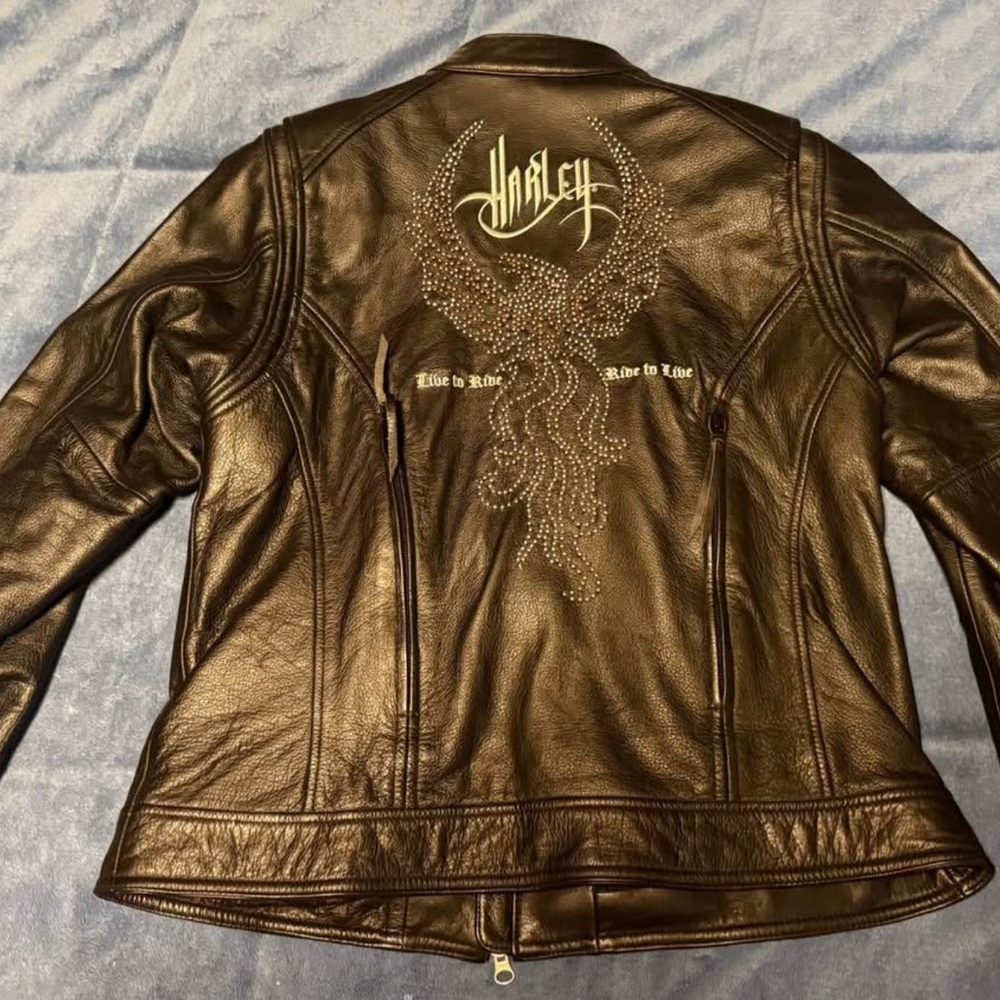 Women's Black Harley Davidson Leather Jacket